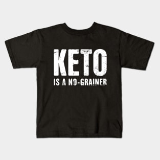 KETO Is A No-Grainer Kids T-Shirt